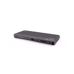 Urban Factory HUBEE Mini Plus, Cablato, 100 W, 3,5 mm, 10,100,1000 Mbit/s, Grigio, MicroSD (TransFlash), SD
