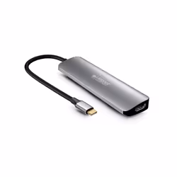 Urban Factory MHC45UF replicatore di porte e docking station per laptop Cablato USB 3.2 Gen 1 (3.1 Gen 1) Type-C Grigio - Vista aggiuntiva 2
