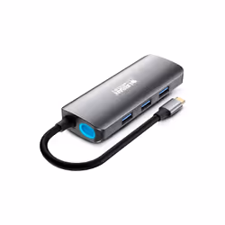 Urban Factory MHC50UF replicatore di porte e docking station per laptop Cablato USB 3.2 Gen 1 (3.1 Gen 1) Type-C Grigio - Vista aggiuntiva 4