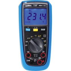 Chauvin Arnoux - Metrix mtx 203 Multimetro portatile digitale Protetto contro spruzzi d'acqua (IP54) cat iii 600 v Display (Counts): 600