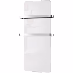 Con questo scaldasalviette decorativo in vetro temperato bianco, dimentica le noiose asciugatrici elettriche! Diventato luogo ...