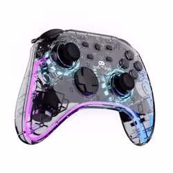 Freaks and Geeks 299296 periferica di gioco Trasparente Bluetooth Gamepad Nintendo Switch