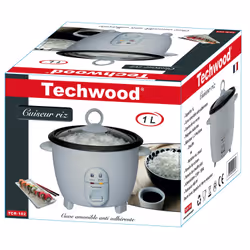 Techwood TCR-102 cuoci riso 1 L 400 W Bianco