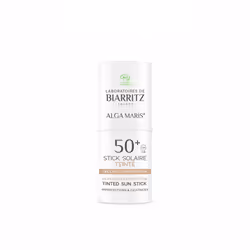 Laboratoires de Biarritz Alga Maris Tinted Sun Stick SPF50+, Protezione solare in stick, Corpo, Stick, Protezione, Pelle univ ...