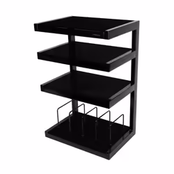 Norstone Esse Hifi Vinyl, Acciaio, Vetro temperato, Nero, 22 kg