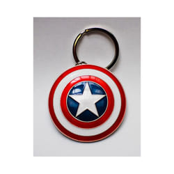 Semic Distribution Captain America shield Portachiavi Blu, Rosso, Bianco