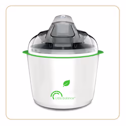 Little Balance Happy Sorbets, Gelatiera tradizionale, 1,5 L, 1 ciotole, Verde, Bianco, 30 min, Acciaio inox