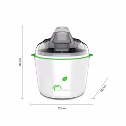 Little Balance Happy Sorbets Gelatiera tradizionale 1,5 L 12 W Verde, Bianco - Vista aggiuntiva 5