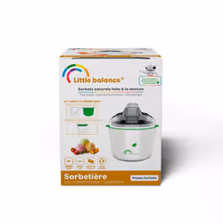 Little Balance Happy Sorbets Gelatiera tradizionale 1,5 L 12 W Verde, Bianco - Vista aggiuntiva 6