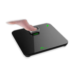 Little Balance Kinetic Premium Quadrato Nero Bilancia pesapersone elettronica
