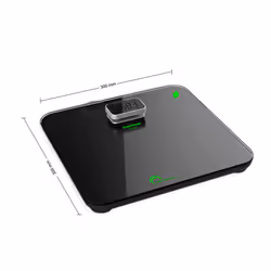Little Balance Kinetic Premium Quadrato Nero Bilancia pesapersone elettronica