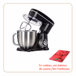 Little Balance 8574, Sbattitore con base, Nero, Acciaio inox, Sbattitura, Impasto, Miscelatura, 4,5 L, Acciaio inox, 1000 W