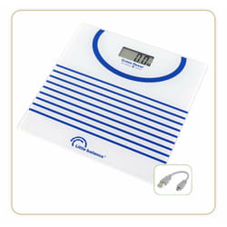Little Balance 8655 bilance pesapersone Quadrato Blu, Bianco Bilancia pesapersone elettronica