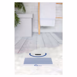 Little Balance 8655 bilance pesapersone Quadrato Blu, Bianco Bilancia pesapersone elettronica
