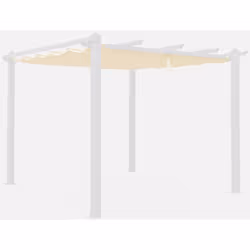 Che vogliate rinnovare il telo del tetto della pergola o semplicemente variare il colore, questo telo si adatterà alla perfez ...