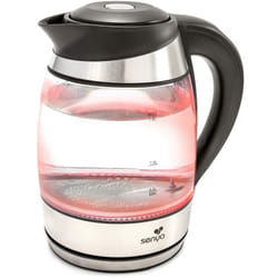 Senya - SYBF-K011 Bollitore Elettrico, 2200 w, 1.7 Litri, Stainless Steel, Trasparente