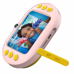 AgfaPhoto ARKCWPK fotocamera digitale 1" Fotocamera compatta 16 MP CMOS Rosa, Giallo - Vista aggiuntiva 5