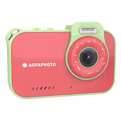 AgfaPhoto Compact ARKCW2RD fotocamera digitale Fotocamera compatta 12 MP CMOS Verde, Rosso