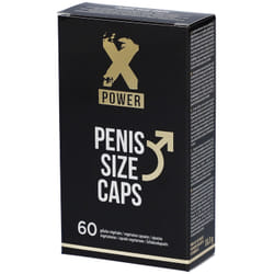 Capsule "Penis Size Caps" | XPOWER 60 pz morbide