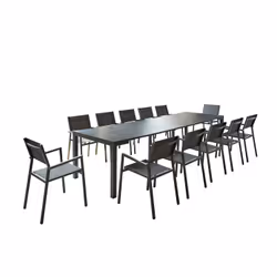 Concept Usine Olhao set mobili da esterno Grigio - Vista aggiuntiva 6