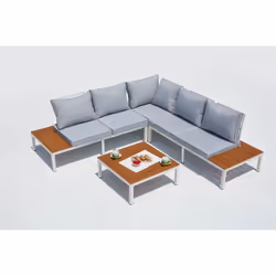 Concept Usine Fira set mobili da esterno Bianco, Grigio