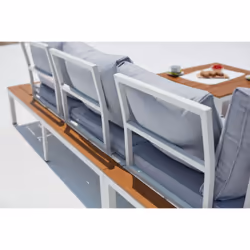 Concept Usine Fira set mobili da esterno Bianco, Grigio