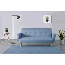 Divano-letto scandinavo 3 posti Blu malmo