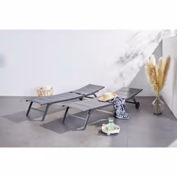 Concept Usine Lisboa sedia a sdraio Grigio