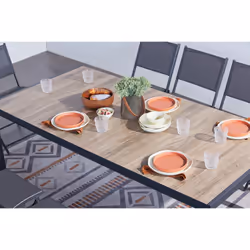 Concept Usine Lagos set mobili da esterno Grigio