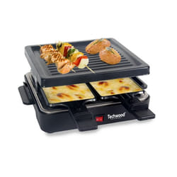 Techwood TRA-46 griglia per raclette 4 persona(e) 600 W Nero