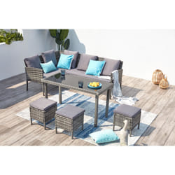Concept Usine Cordoba set mobili da esterno Grigio