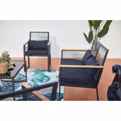 Concept Usine Mihata set mobili da esterno Nero