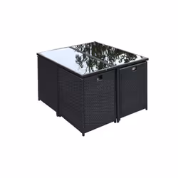 Concept Usine Florida set mobili da esterno Nero, Grigio - Vista aggiuntiva 4