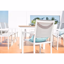 Concept Usine Madeira set mobili da esterno Bianco - Vista aggiuntiva 4