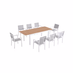 Concept Usine Madeira set mobili da esterno Bianco - Vista aggiuntiva 6