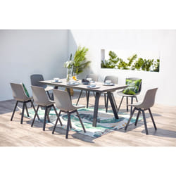 Concept Usine Temara set mobili da esterno Grigio