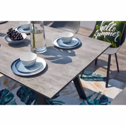 Concept Usine Temara set mobili da esterno Grigio