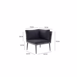 Concept Usine Baracoa set mobili da esterno Grigio - Vista aggiuntiva 7