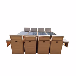 Concept Usine Florida set mobili da esterno Naturale, Grigio - Vista aggiuntiva 5