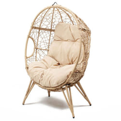 Concept-usine - Poltrona su piedi in resina beige jane