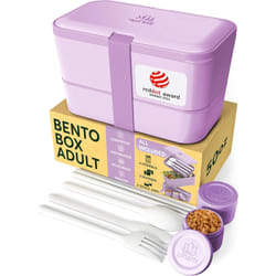 Umami Nestable Bento Box Set per borsa portapranzo 1,5 L Lavanda, Viola 1 pz