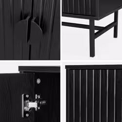 sweeek Bazalt credenza per soggiorno 4 porta/porte - Vista aggiuntiva 4