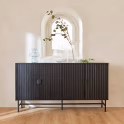 sweeek Bazalt credenza per soggiorno 4 porta/porte - Vista aggiuntiva 5