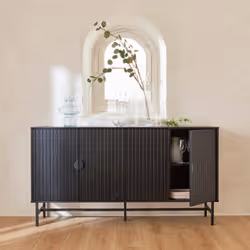 sweeek Bazalt credenza per soggiorno 4 porta/porte - Vista aggiuntiva 6