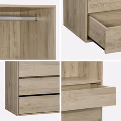 sweeek Modulo 0 porta/porte Legno Guardaroba - Vista aggiuntiva 2