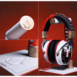 Lexip Mentor Auricolare Con cavo e senza cavo A Padiglione Gaming Bluetooth Nero, Oro, Rosso, Bianco - Vista aggiuntiva 4