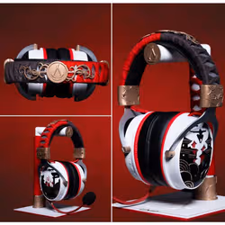 Lexip Mentor Auricolare Con cavo e senza cavo A Padiglione Gaming Bluetooth Nero, Oro, Rosso, Bianco - Vista aggiuntiva 5
