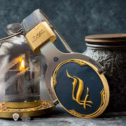 Lexip Hogwarts Legacy "Ancient Magic" Auricolare Con cavo e senza cavo A Padiglione Gaming Bluetooth Blu, Oro - Vista aggiuntiva 2