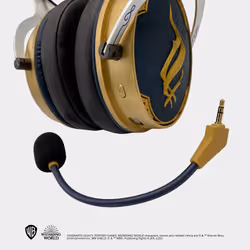 Lexip Hogwarts Legacy "Ancient Magic" Auricolare Con cavo e senza cavo A Padiglione Gaming Bluetooth Blu, Oro - Vista aggiuntiva 6