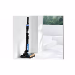 EZIclean Cyclowash P12 Wet & Dry Combo, Aspirapolvere a bastone 2 in 1, Senza sacchetto, Nero, Secco e bagnato, 76 dB, Batter ...